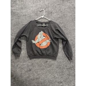 Ghostbusters Sweatshirt Women’s Retro Comic 00s 2010 Y2K Graphic Logo Pullover S